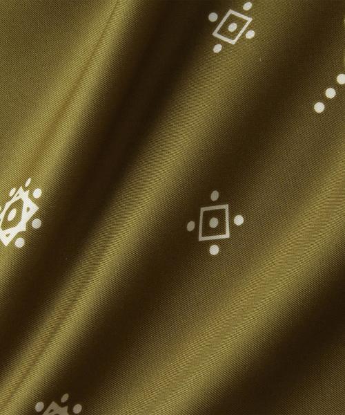 green label relaxing（グリーンレーベルリラクシング）の「KC バンダナPRT/スカーフ◆（バンダナ/スカーフ・レディース・ライトグレー/ダークグリーン/ライトブルー/ネイビー・FREE）」の10枚目の写真