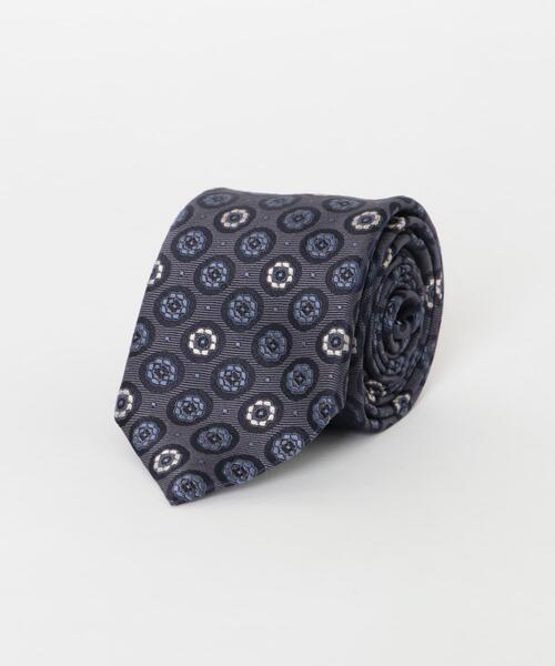 URBAN RESEARCH DOORS（アーバンリサーチドアーズ）の「LIFE STYLE TAILOR　26SS国内タイ小紋3（ネクタイ・メンズ・グレー/ブラウン/ネイビー・-）」の2枚目の写真