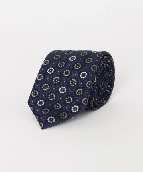 URBAN RESEARCH DOORS（アーバンリサーチドアーズ）の「LIFE STYLE TAILOR　26SS国内タイ小紋3（ネクタイ・メンズ・グレー/ブラウン/ネイビー・-）」の4枚目の写真