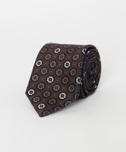 URBAN RESEARCH DOORS（アーバンリサーチドアーズ）の「LIFE STYLE TAILOR　26SS国内タイ小紋3（ネクタイ・メンズ・グレー/ブラウン/ネイビー・-）」の6枚目の写真