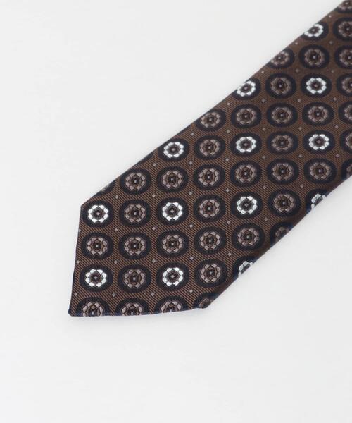 URBAN RESEARCH DOORS（アーバンリサーチドアーズ）の「LIFE STYLE TAILOR　26SS国内タイ小紋3（ネクタイ・メンズ・グレー/ブラウン/ネイビー・-）」の7枚目の写真