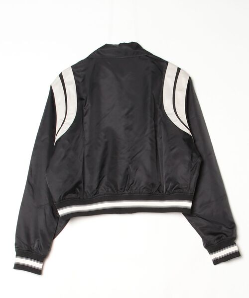 NEW ERA(ニューエラ)の「ニューエラ WS NYLON VARSITY JKT BLK(ブルゾン・レディース・ブラック・S/M)」の2枚目の写真