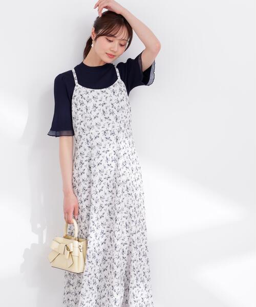 PROPORTION BODY DRESSING(プロポーションボディドレッシング)の「部分シアー半袖ニット / 1216170403(ニット/セーター・レディース・ホワイト系その他/ピンク/イエロー/ネイビー/ブルー・SMALL/MEDIUM)」の18枚目の写真