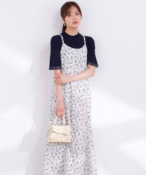 PROPORTION BODY DRESSING(プロポーションボディドレッシング)の「部分シアー半袖ニット / 1216170403(ニット/セーター・レディース・ホワイト系その他/ピンク/イエロー/ネイビー/ブルー・SMALL/MEDIUM)」の19枚目の写真
