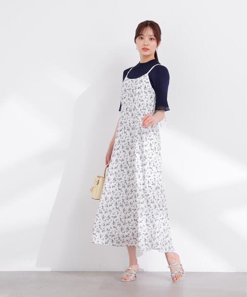 PROPORTION BODY DRESSING(プロポーションボディドレッシング)の「部分シアー半袖ニット / 1216170403(ニット/セーター・レディース・ホワイト系その他/ピンク/イエロー/ネイビー/ブルー・SMALL/MEDIUM)」の20枚目の写真