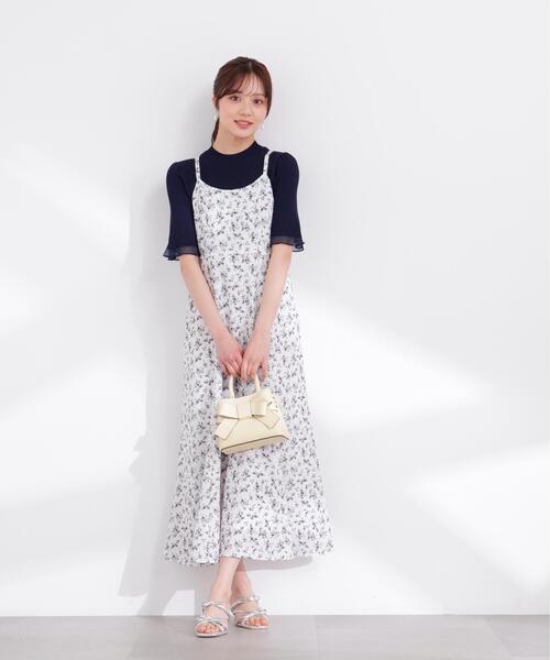 PROPORTION BODY DRESSING(プロポーションボディドレッシング)の「部分シアー半袖ニット / 1216170403(ニット/セーター・レディース・ホワイト系その他/ピンク/イエロー/ネイビー/ブルー・SMALL/MEDIUM)」の22枚目の写真