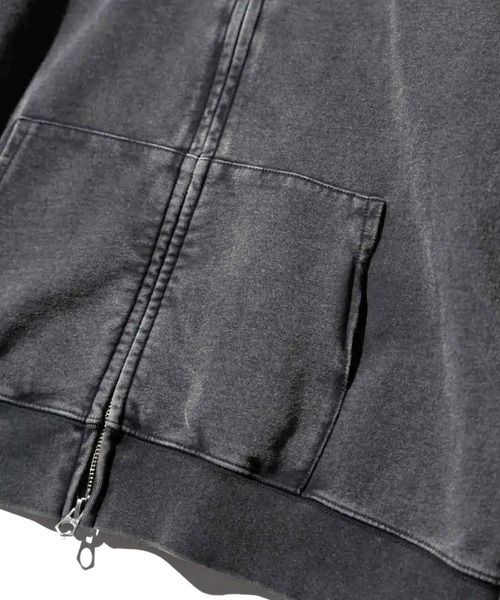 THRIFTY LOOK(スリフティールック)の「Thrifty look EMBROIDERY ZIP-UP PARKA(パーカー・メンズ・ブラック/グレー・L/M)」の9枚目の写真