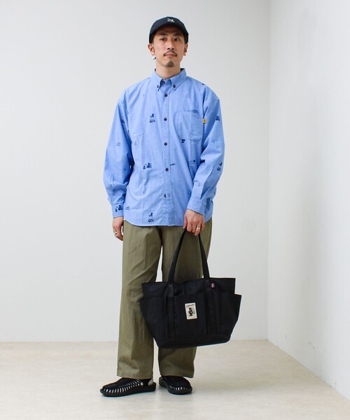 COBMASTER（コブマスター）の「【COBMASTER/コブマスター】Air WP DESERT TOTE（トートバッグ・メンズ・ベージュ/ブラック/サックスブルー・FREE）」の5枚目の写真