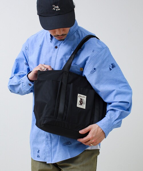 COBMASTER（コブマスター）の「【COBMASTER/コブマスター】Air WP DESERT TOTE（トートバッグ・メンズ・ベージュ/ブラック/サックスブルー・FREE）」の8枚目の写真