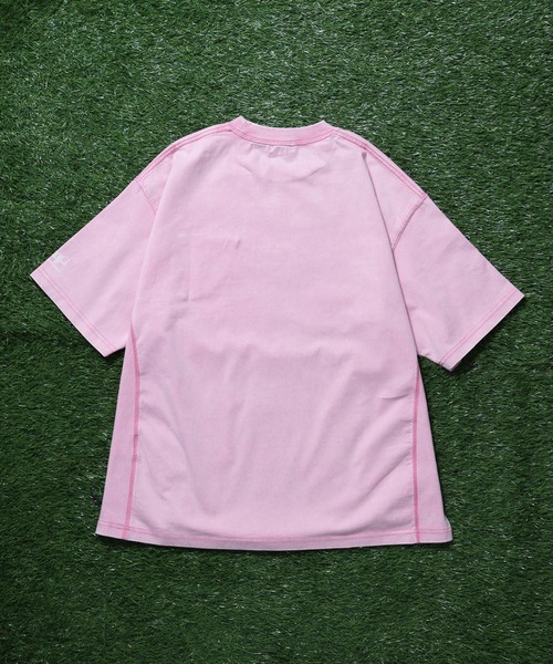 The Endless Summer(エンドレスサマー)の「TES CHEMICAL WASH FIN POCKET T-SHIRT / ビッグシルエットTシャツ(Tシャツ/カットソー・メンズ・ブラック/チャコール/ネイビー/イエロー/オレンジ/ピンク・X-LARGE/LARGE/MEDIUM/SMALL)」の21枚目の写真