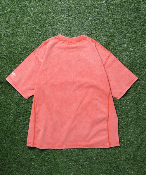 The Endless Summer(エンドレスサマー)の「TES CHEMICAL WASH FIN POCKET T-SHIRT / ビッグシルエットTシャツ(Tシャツ/カットソー・メンズ・ブラック/チャコール/ネイビー/イエロー/オレンジ/ピンク・X-LARGE/LARGE/MEDIUM/SMALL)」の15枚目の写真