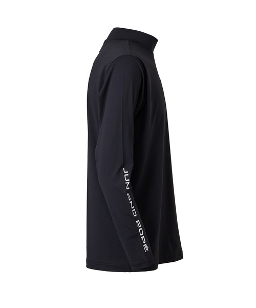 JUN&ROPE'(ジュンアンドロペ)の「【ESSENTIAL】長袖モックネックシャツ/UV・吸水速乾(Tシャツ/カットソー・メンズ・ブラック/ホワイト・L/XL/M)」の11枚目の写真