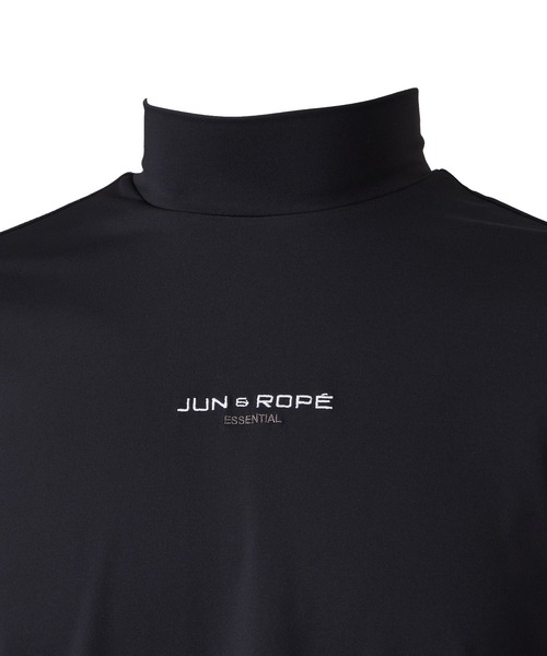 JUN&ROPE'(ジュンアンドロペ)の「【ESSENTIAL】長袖モックネックシャツ/UV・吸水速乾(Tシャツ/カットソー・メンズ・ブラック/ホワイト・L/XL/M)」の14枚目の写真
