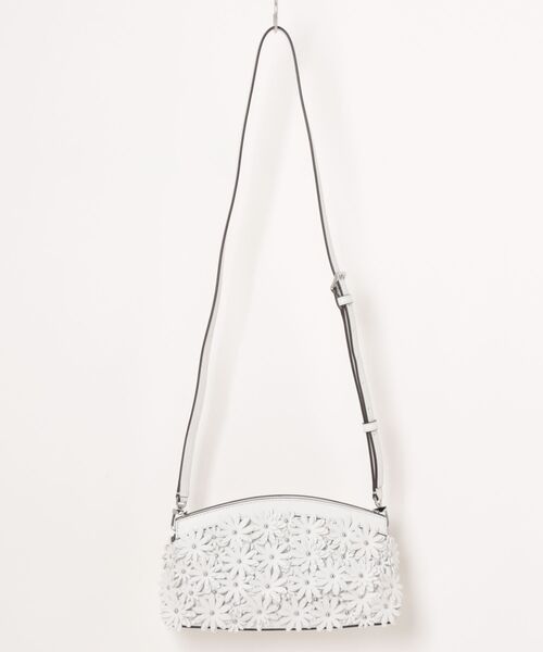 MICHAEL KORS（マイケルコース）の「ATHENA フローラル アップリケ コンバーチブル クラッチ（クラッチバッグ・レディース・ホワイト系・FREE）」の5枚目の写真