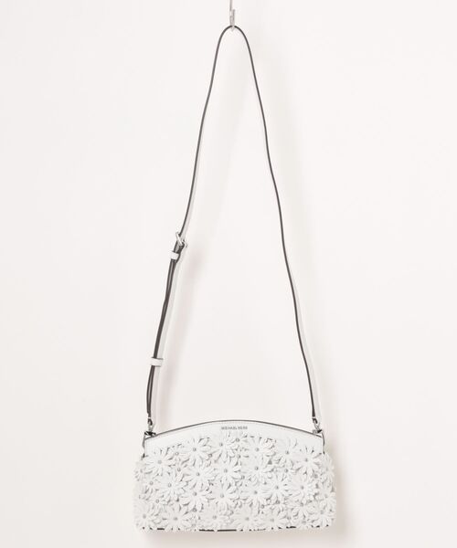 MICHAEL KORS（マイケルコース）の「ATHENA フローラル アップリケ コンバーチブル クラッチ（クラッチバッグ・レディース・ホワイト系・FREE）」の4枚目の写真