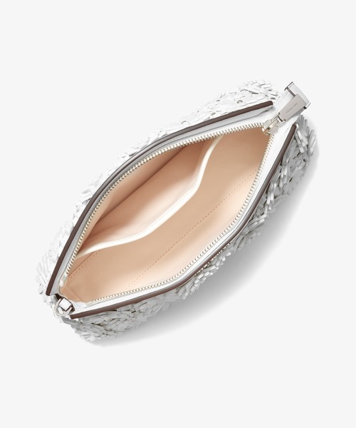 MICHAEL KORS（マイケルコース）の「ATHENA フローラル アップリケ コンバーチブル クラッチ（クラッチバッグ・レディース・ホワイト系・FREE）」の3枚目の写真