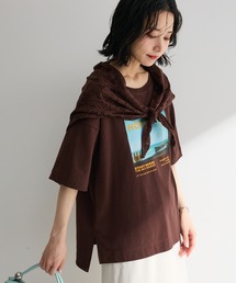 Green　Parks | SET2点フォトTシャツ＋レーススカーフ(Tシャツ/カットソー)