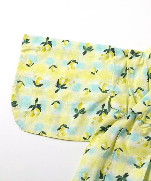 Ampersand（アンパサンド）の「【リンク】1人で着られる　簡単かぶり浴衣（浴衣・キッズ・ネイビー/ラベンダー/キナリ/イエロー・130/120/110/100/90/80/140）」の9枚目の写真