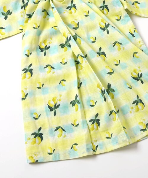 Ampersand（アンパサンド）の「【リンク】1人で着られる　簡単かぶり浴衣（浴衣・キッズ・ネイビー/ラベンダー/キナリ/イエロー・130/120/110/100/90/80/140）」の10枚目の写真