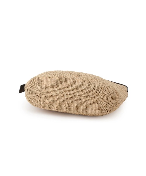 SALON adam et rope'(サロン アダム エ ロペ)の「【W S(ドゥーブル)】レザーハンドルラフィアバッグ(ショルダーバッグ・レディース・ベージュ・FREE)」の19枚目の写真