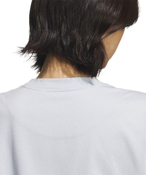 adidas(アディダス)の「アディダス adidas エッセンシャルズ プラス スモールロゴ ルーズフィット半袖Tシャツ(Tシャツ/カットソー・レディース・ブルー/ホワイト・S/M/L/XL)」の12枚目の写真