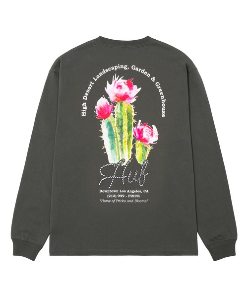 HUF(ハフ)の「DESERT ROSE LS TEE(Tシャツ/カットソー・メンズ・チャコールグレー/ホワイト/ベージュ系その他・S/M/L/XL)」の6枚目の写真