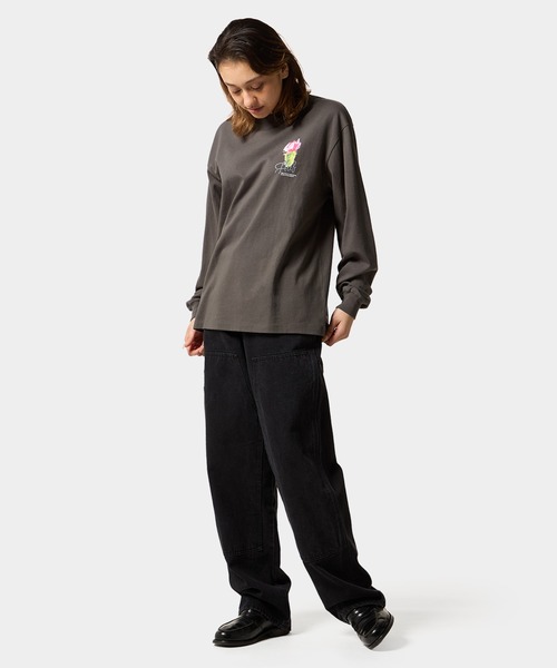 HUF(ハフ)の「DESERT ROSE LS TEE(Tシャツ/カットソー・メンズ・チャコールグレー/ホワイト/ベージュ系その他・S/M/L/XL)」の13枚目の写真