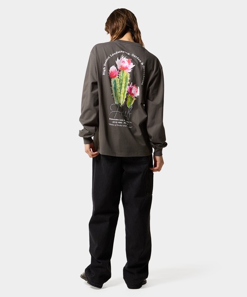 HUF(ハフ)の「DESERT ROSE LS TEE(Tシャツ/カットソー・メンズ・チャコールグレー/ホワイト/ベージュ系その他・S/M/L/XL)」の15枚目の写真