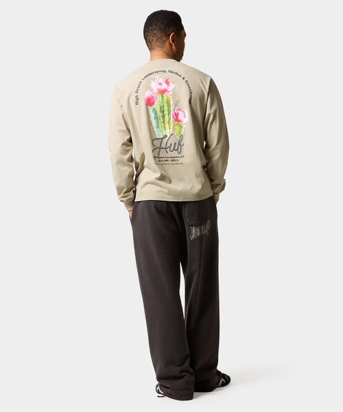 HUF(ハフ)の「DESERT ROSE LS TEE(Tシャツ/カットソー・メンズ・チャコールグレー/ホワイト/ベージュ系その他・S/M/L/XL)」の18枚目の写真