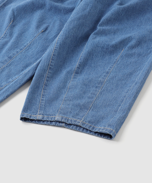 is-ness（イズネス）の「is-ness / イズネス 5-Pocket Balloon Pants (Enzyme W（デニムパンツ・メンズ・ライトブルー・LARGE/MEDIUM）」の4枚目の写真