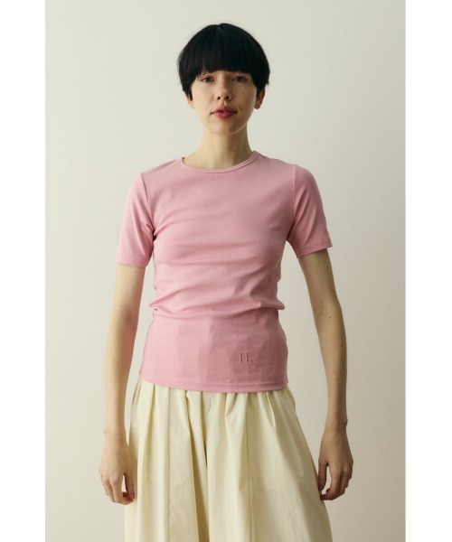 HeRIN.CYE（ヘリンドットサイ）の「Back open cut tops　　バックオープンカットトップス（Tシャツ/カットソー・レディース・ライトピンク/ブラック/オフホワイト・FREE）」の3枚目の写真