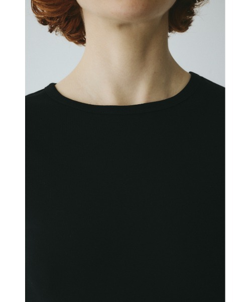 HeRIN.CYE（ヘリンドットサイ）の「Back open cut tops　　バックオープンカットトップス（Tシャツ/カットソー・レディース・ライトピンク/ブラック/オフホワイト・FREE）」の9枚目の写真