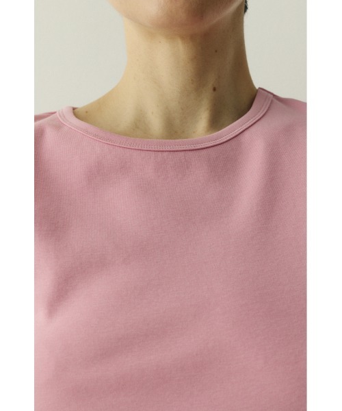 HeRIN.CYE（ヘリンドットサイ）の「Back open cut tops　　バックオープンカットトップス（Tシャツ/カットソー・レディース・ライトピンク/ブラック/オフホワイト・FREE）」の19枚目の写真