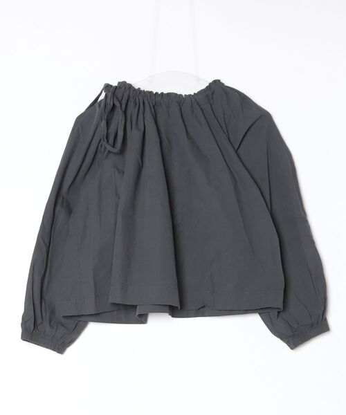 FREE STYLISTS(フリー スタイリスト)の「YUGA_YGMC Korean style off-the-shoulder blouse(シャツ/ブラウス・レディース・ブラック/ホワイト・FREE)」の5枚目の写真