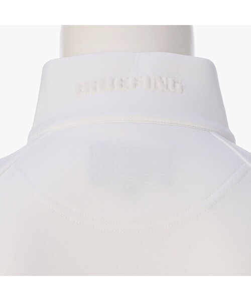 BRIEFING（ブリーフィング）の「【BRIEFING GOLF／ブリーフィングゴルフ】 CE MEN’S MESH HALFZIP SHIRT RF<（Tシャツ/カットソー・メンズ・ホワイト/ブラック・L/M）」の6枚目の写真