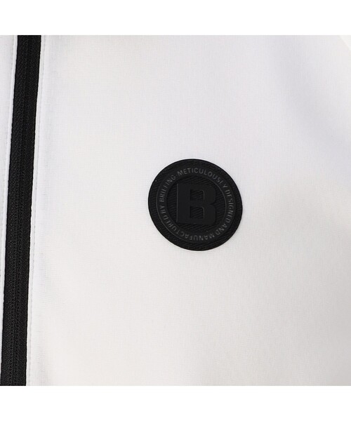 BRIEFING（ブリーフィング）の「【BRIEFING GOLF／ブリーフィングゴルフ】 CE MEN’S MESH HALFZIP SHIRT RF<（Tシャツ/カットソー・メンズ・ホワイト/ブラック・L/M）」の8枚目の写真