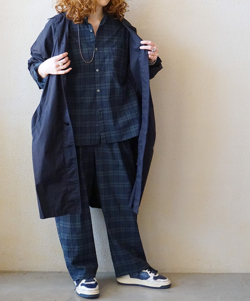 JOURNAL STANDARD LUXE(ジャーナルスタンダード ラックス)の「サッカー イージーパンツ(その他パンツ・レディース・ブラウン/ネイビー・FREE)」の15枚目の写真