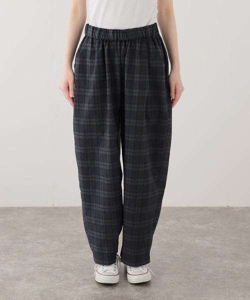 JOURNAL STANDARD LUXE(ジャーナルスタンダード ラックス)の「サッカー イージーパンツ(その他パンツ・レディース・ブラウン/ネイビー・FREE)」の14枚目の写真