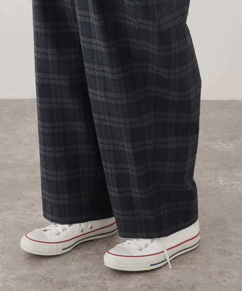 JOURNAL STANDARD LUXE(ジャーナルスタンダード ラックス)の「サッカー イージーパンツ(その他パンツ・レディース・ブラウン/ネイビー・FREE)」の9枚目の写真