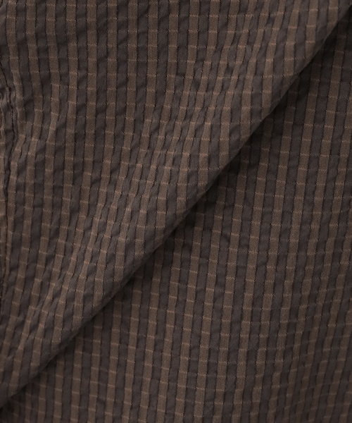 JOURNAL STANDARD LUXE(ジャーナルスタンダード ラックス)の「サッカー イージーパンツ(その他パンツ・レディース・ブラウン/ネイビー・FREE)」の4枚目の写真