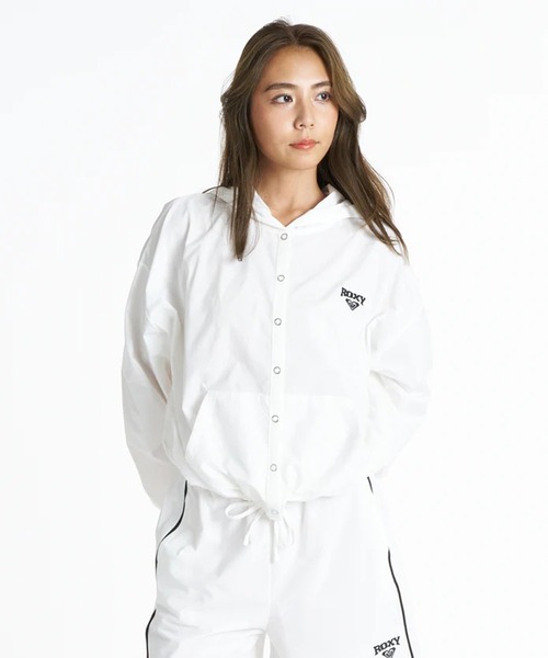 ROXY(ロキシー)の「ROXY/ロキシー カーディガン レディース UT SALTY SQUAD HOODIE RLY261127 UT(パーカー・レディース・ホワイト/ブラック/オレンジ・L/M)」の7枚目の写真