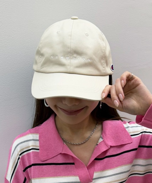Champion(チャンピオン)の「【Champion】ツイルロングハイキャップ 181-0264(キャップ・レディース・チャコールグレー/ライトベージュ/ブラック・FREE)」の5枚目の写真