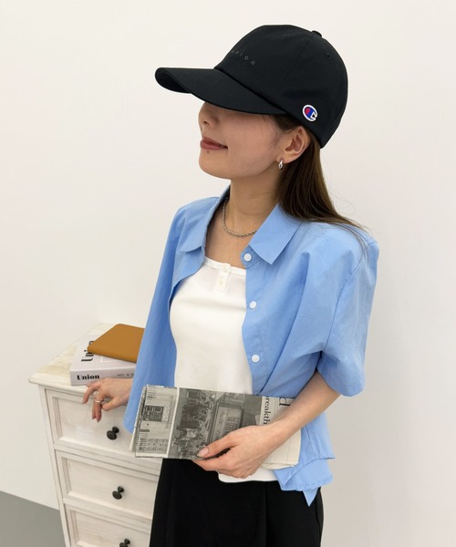 Champion(チャンピオン)の「【Champion】ツイルロングハイキャップ 181-0264(キャップ・レディース・チャコールグレー/ライトベージュ/ブラック・FREE)」の16枚目の写真