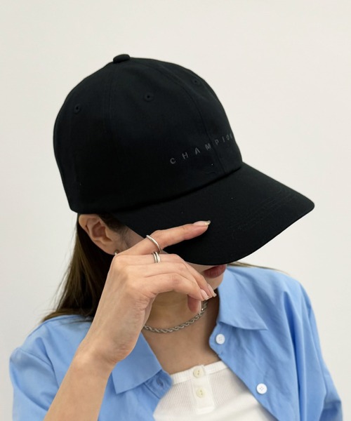 Champion(チャンピオン)の「【Champion】ツイルロングハイキャップ 181-0264(キャップ・レディース・チャコールグレー/ライトベージュ/ブラック・FREE)」の13枚目の写真