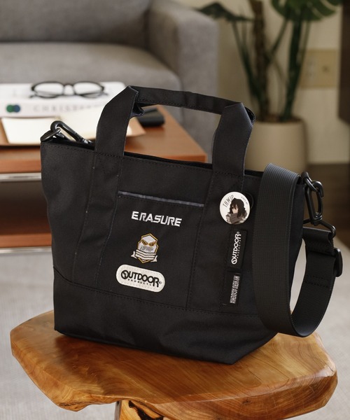 OUTDOOR PRODUCTS(アウトドアプロダクツ)の「僕のヒーローアカデミア×OUTDOOR PRODUCTS 缶バッチ付きトートショルダー(トートバッグ・メンズ・スカイブルー/ブラック/ターコイズブルー/グレー/オレンジ・フリー)」の6枚目の写真