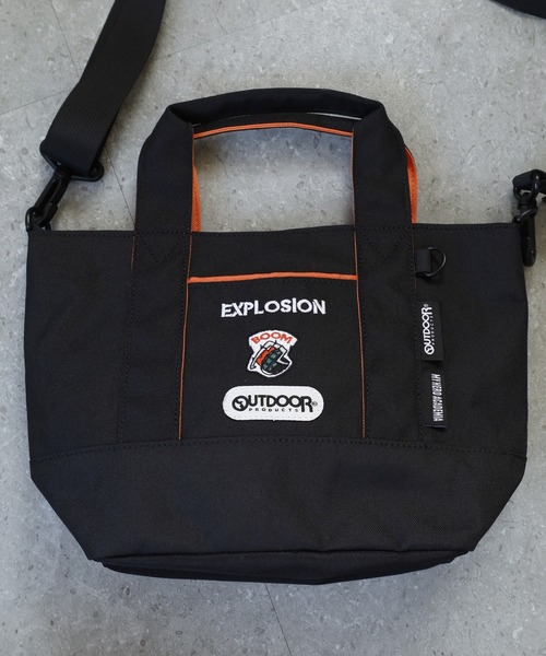 OUTDOOR PRODUCTS(アウトドアプロダクツ)の「僕のヒーローアカデミア×OUTDOOR PRODUCTS 缶バッチ付きトートショルダー(トートバッグ・メンズ・スカイブルー/ブラック/ターコイズブルー/グレー/オレンジ・フリー)」の11枚目の写真