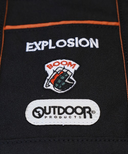 OUTDOOR PRODUCTS(アウトドアプロダクツ)の「僕のヒーローアカデミア×OUTDOOR PRODUCTS 缶バッチ付きトートショルダー(トートバッグ・メンズ・スカイブルー/ブラック/ターコイズブルー/グレー/オレンジ・フリー)」の12枚目の写真