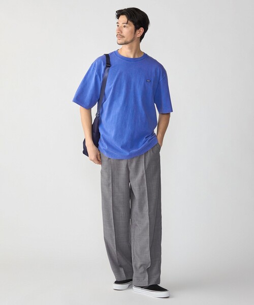 SHIPS(シップス)の「【WEB限定】SHIPS: マイクロ ワッペン フェード Tシャツ(Tシャツ/カットソー・メンズ・チャコールグレー/ブラック/オフホワイト/ネイビー/ブルー・X-LARGE/LARGE/MEDIUM/SMALL)」の6枚目の写真