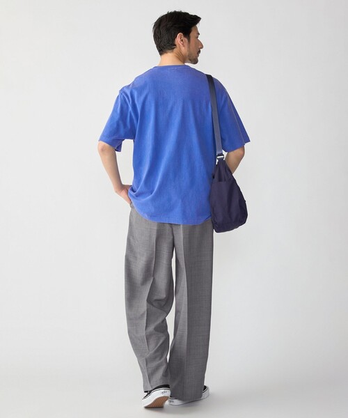 SHIPS(シップス)の「【WEB限定】SHIPS: マイクロ ワッペン フェード Tシャツ(Tシャツ/カットソー・メンズ・チャコールグレー/ブラック/オフホワイト/ネイビー/ブルー・X-LARGE/LARGE/MEDIUM/SMALL)」の8枚目の写真