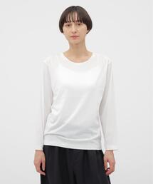 MARGARET HOWELL | SUPERFINE COTTON JERSEY TOP(Tシャツ/カットソー)